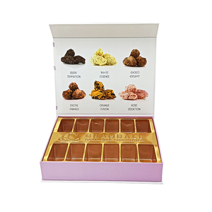 Recyclable Custom Gift <b>Box</b> Packaging Exquisite Gold <b>Party</b> Chocolate Packaging <b>Box</b> Luxury Chocolates <b>Box</b> - Product Image 4