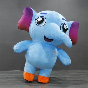 Precio de fábrica fabricante personaje de dibujos animados inflable Popular elefante mascota disfraz para <span class=keywords><strong>alquiler</strong></span> comercial publicidad - Product Image 5