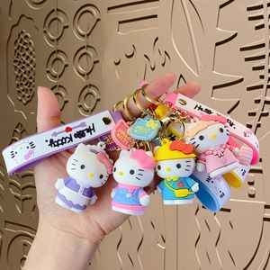סט מחזיקי מפתחות של דמויות סנריו מחומר PVC, הלו קיטי, קורומי, פומפומפורין, באריזת מתנה, לוגו בהתאמה אישית, סיטונאי בכמויות גדולות - Product Image 2