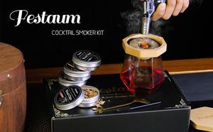 ชุดแช่เครื่องดื่มค็อกเทลไม้สำหรับสูบบุหรี่ bewave Bar Bourbon cocktail สมัยเก่าแบบมีไฟฉายไม่มีบิว<span class=keywords><strong>เท</strong></span>น - Product Image 3