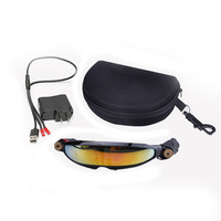 Lunettes laser bleues Lunettes de danse laser Accessoires de scène DJ Night Show LED bar light glasses
