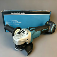 Meuleuse d'angle sans fil 21V au lithium-ion 125mm, outil électrique puissant 800W pour polissage et découpe, avec déclencheur DIY