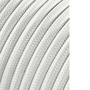 Cable tubular H03VV-F 2 x 0,75 mm blanco, longitud 5 m, ideal para conexiones eléctricas y trabajos de instalación. - Product Image 1