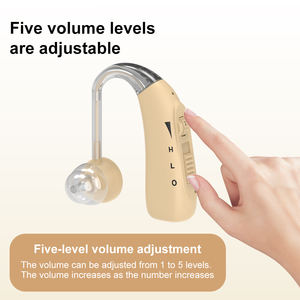 Dayanıklı Uzun Pil Ömrü 2 Kanallı Kulak Arkası Şarj Edilebilir İşitme Cihazı Yaşlılar İçin Net Ses Günlük İşitme Desteği ve Konfor - Product Image 3