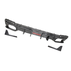 Lèvre de diffuseur arrière en fibre de carbone sèche pour Audi A4 <span class=keywords><strong>S4</strong></span> B9 Pa <span class=keywords><strong>2021</strong></span> + - Product Image 1