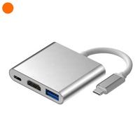 Promotion : Adaptateur HUB USB Type C 3-en-1 Premium OEM vers HDMI 1080P 4K + USB – Convertisseur 3-en-1 et Station d'Accueil USB-C
