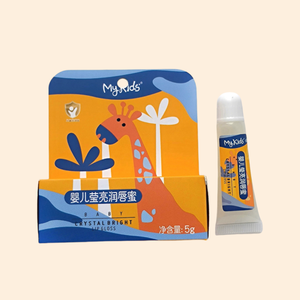 Brillo Labial para Bebés <span class=keywords><strong>MyKids</strong></span> OEM/ODM, Gel Hidratante de Larga Duración con Manteca de Karité Natural y Aceite de Jojoba, Envase de Plástico para Niños, Apto para Todo Tipo de Piel - Product Image 1
