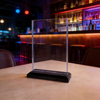 Boîte à lumière LED portable de bureau MACCAN en aluminium, 2 faces, batterie intégrée rechargeable, A4/A5, utilisation en intérieur, 5000 lumens, anti-poussière, menu