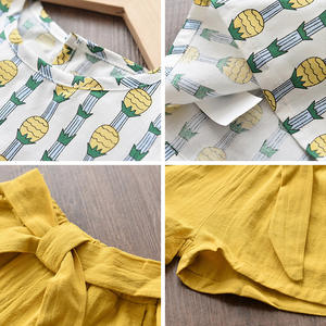 Ensemble 2 pièces décontracté et élégant en coton lavable et respirant pour bébé, idéal pour l'été – Vente en gros depuis la Chine - Product Image 4