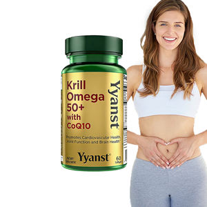 Aceite de krill de marca privada de alta calidad y cápsulas blandas de CoQ10 para fortalecer la inmunidad, apoyar la función cognitiva y la salud de huesos y articulaciones. - Product Image 1