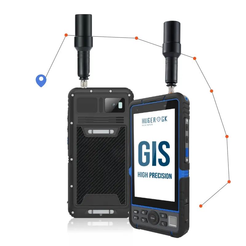 HUGEROCK Bộ Thu Dữ Liệu G60M Giá Thu Rtk Gnss Bản Đồ Định Vị Độ Chính Xác Cao Pda Android Chắc Chắn