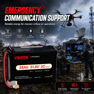 Batterie de drone lithium-ion haute densité énergétique 35Ah 320Wh/kg, rechargeable, semi-solide, pour drones/UAV - Product Image 6