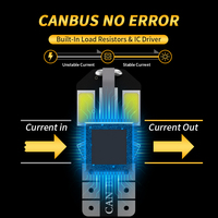 Ampoule LED T10 W5W 194 168 12V 6000K pour lampes de lecture, feux latéraux, feux de recul, feux de coffre, 8SMD 5630, ampoule de gabarit automobile
