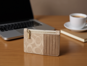 Portacarte con cerniera da 7 pollici in pelle PU dal design minimalista per l'uso quotidiano - Product Image 2