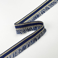 Bordure décorative coréenne style petite brise parfumée, à franges unilatérales et pompons, 100% Polyester, pour textiles de maison, tapis, drapeaux et rideaux