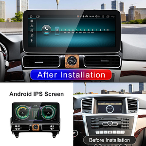 Lecteur multimédia automobile Android 14 CNSTWE Qualcomm 665 12,3 pouces avec GPS DSP compatible avec Mercedes-Benz ML GL W166, CarPlay Android - Product Image 3