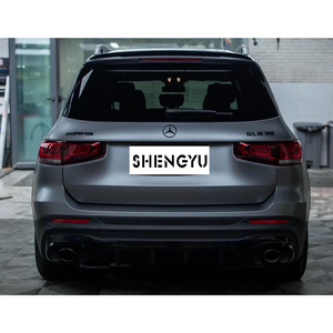 Assemblage de pare-chocs de voiture avant Lèvre arrière Tuyaux d'échappement pour Mercedes benz <span class=keywords><strong>GLB</strong></span> <span class=keywords><strong>classe</strong></span> X247 18 + changement en GLB45 AMG Style Modifier - Product Image 4