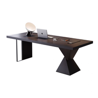Meubles de bureau à domicile modernes, couleur bois, durables, mignons, table d'ordinateur d'angle artistique, bureau de direction en forme de L, haute technologie, avec rangement