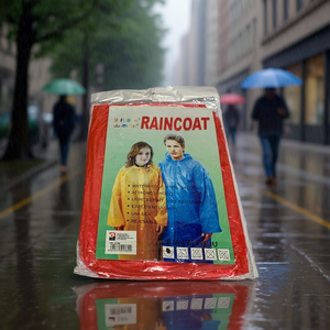 Mnj Impermeable para adultos, color rojo, impermeable, unisex, reutilizable, ligero, paquete de 12 - Product Image 3