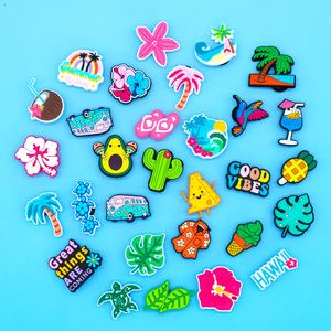 Novedad 2026: Dijes para Zapatos de Vacaciones Hawaianas, Impermeables, de Verano, con Diseño de Aguacate y <span class=keywords><strong>Cactus</strong></span>, Accesorios de Calzado al por Mayor para Adolescentes y Revendedores - Product Image 4