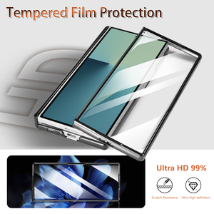 Custodia Antiurto Rigida in PC Armor per Samsung Galaxy Z Fold 8 Ultra con Porta Carte Rimovibile in Pelle e Supporto per Samsung Z Fold 7 6 5 - Product Image 5