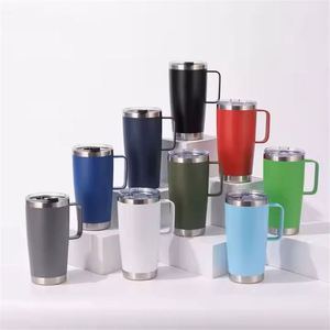 Taza Térmica de Acero Inoxidable de 20 oz, Libre de BPA, Vaso para Beber, Apto para Portavasos de Auto, Taza Aislada, Regalo para Hombres y Mujeres ASM26 - Product Image 3