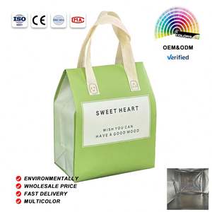 Bolsas Térmicas Personalizables con Logotipo, Reciclables y Ecológicas, Precio de Fábrica, Bolsas de Almuerzo de Tela No Tejida para Exposiciones - Product Image 1