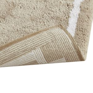 DB Cotton Tufted Bath Rug 24x40 Rectangle Striped <b>Memory</b> <b>Foam</b> Backing Bathroom Mat - Product Image 4
