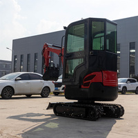 Mini-excavatrice hydraulique 1t/1,5t/2t/3,5t, excavatrice compacte de petite taille, mini-excavatrice