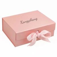 Caja Plegable Rectangular Personalizada de una Pieza, de Cartón de Alta Gama, para Ropa, Regalos, Estilo Libro, con Forro de Esponja Magnética