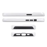 FONLYU Coque de téléphone vierge 2-en-1 pour sublimation 3D, entièrement enveloppante, thermique, DIY, pour iPhone 12 13 14 15 16 17 Pro Air Max