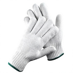 Gants durables 500g/doz 7oz antidérapants, anti-chaleur, anti-coupure, sans latex, avec manchette de sécurité, respirants, sans silicone, en coton, pour l'extérieur - Product Image 1