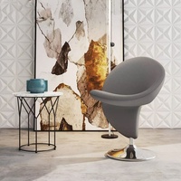 Chaise de salle à manger au design moderne SPARKLE avec cadre en fibre de verre et tissu pour meubles de maison, cuisine et appartement