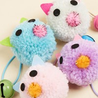 Jouet interactif pour chat en peluche avec grosse cloche - Conception anti-ennui pour chats