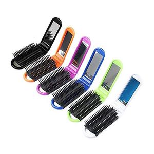 Cepillo de Pelo Plegable Portátil con Espejo, Diseño Innovador, de Plástico, con Logotipo Personalizado Serigrafiado, de Alta Calidad, en Oferta - Product Image 2