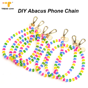 Coloré perlé téléphone sangle Smartphone étui cristal bracelet perle téléphone portable breloque Bracelet chaînes pour <span class=keywords><strong>iPhone</strong></span> 13 14 15 16 17 - Product Image 4