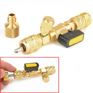 Herramienta de Reparación Automotriz, Llave Metálica para Instalar y Extraer Válvulas de Refrigerante R22 R410A, Accesorio a Prueba de Fugas - Product Image 2