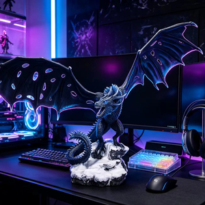 Nous faisons principalement des produits personnalisés photos juste pour référence Art personnalisé recueillir Animation modèle résine Dragon Statue - Product Image 1