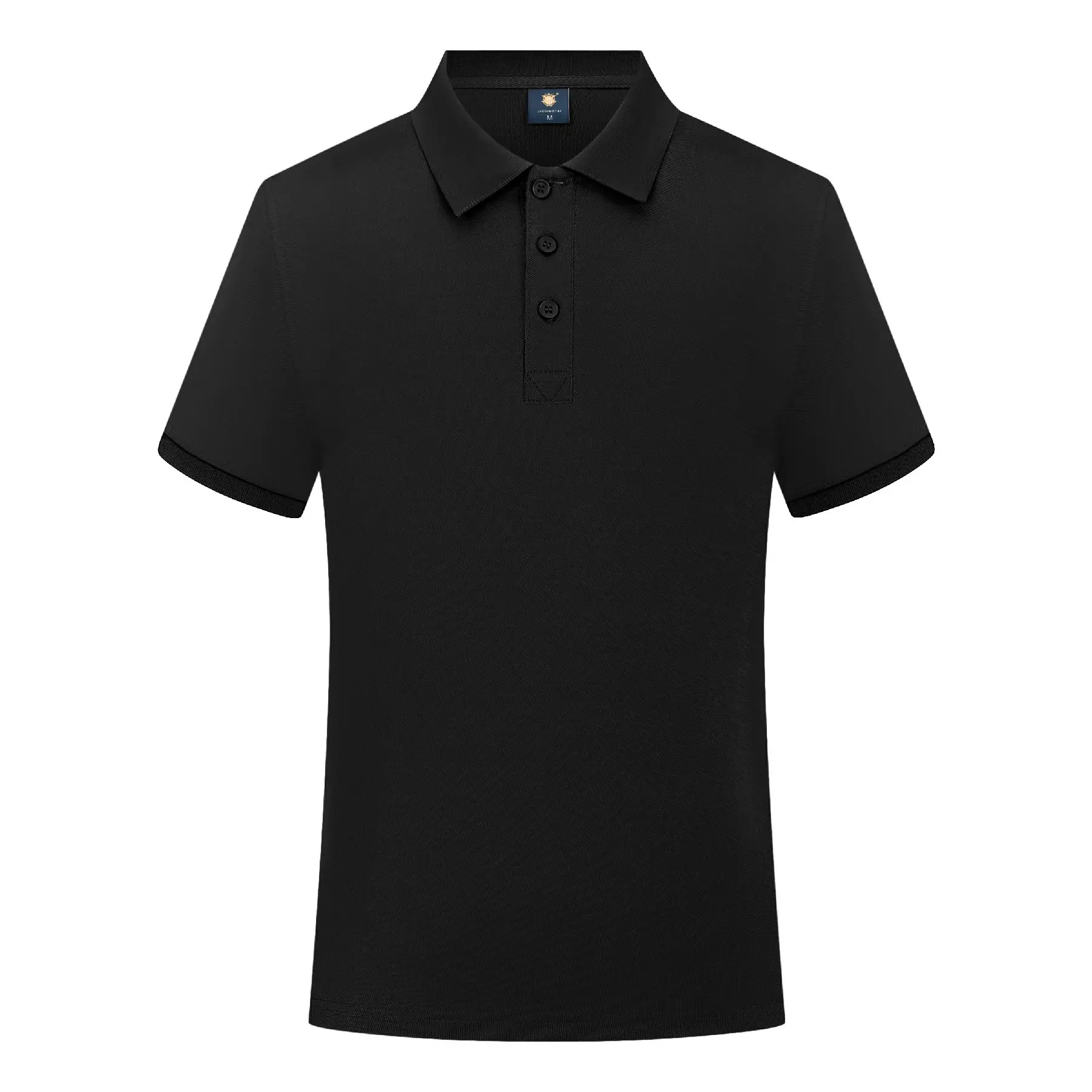 Topkwaliteit Poloshirt Unisex Geborduurd Katoenen Vissen Polo T-Shirt Voor Heren