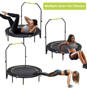 Có thể gập lại bọt tập thể dục <span class=keywords><strong>Trampoline</strong></span> bảo vệ Net cho người lớn trẻ em PVC nhựa Cardio tập thể dục nhảy giường cho trung tâm thể dục - Product Image 5