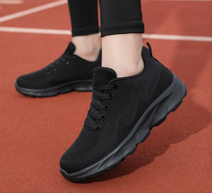<span class=keywords><strong>Zapatillas</strong></span> de deporte atléticas ligeras para <span class=keywords><strong>mujer</strong></span>, <span class=keywords><strong>zapatillas</strong></span> transpirables de encaje bajo para correr - Product Image 3