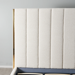 <span class=keywords><strong>Lit</strong></span> feuilleté design guimauve <span class=keywords><strong>rouge</strong></span> filet chambre principale mariage <span class=keywords><strong>lit</strong></span> double simple - Product Image 4