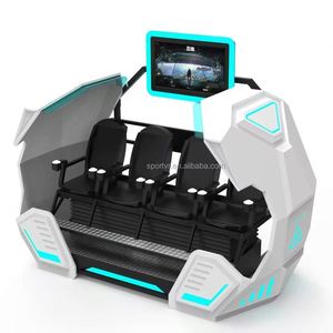 Máquina de Juegos de Cine Rotatorio VR 3D/5D/9D, Videojuego Educativo para Interiores, Hogar, Escuela, Área Escénica Urbana - Product Image 1