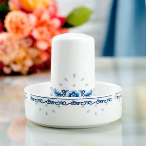 Wholesale 56 Pieces Chinese <b>Blue</b> and White Delicate Cutlery <b>Set</b> Restaurant <b>Set</b> 10 Person Porcelain Dinnerware <b>Set</b> - Product Image 3