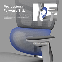 Chaise de bureau moderne en maille, vente en gros, appui-tête 4D, chaise ergonomique, nouveau design, soutien lombaire réglable, luxe, exécutive, accoudoirs 3D