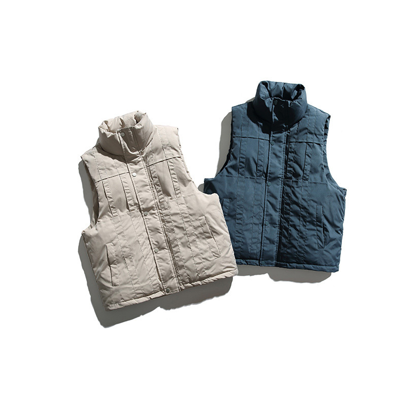 High end Winter Contrast Color Splicing