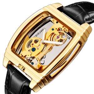 Orologio <span class=keywords><strong>da</strong></span> <span class=keywords><strong>Uomo</strong></span> Meccanico Automatico Shenhua di Alta Gamma, Casual, Trendy, con Quadrante a Ponte Singolo, Cassa in Lega e Lancette Creative - Product Image 2