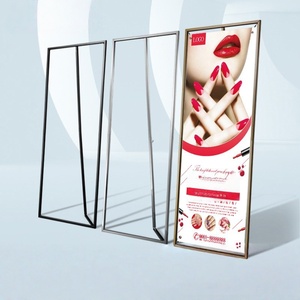 Windproof có thể tháo rời biển quảng cáo ngoài trời đẹp Màn hình hiển thị đứng với Dễ dàng lắp ráp cửa loại và sàn-đứng - Product Image 1