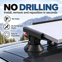 Support de fixation à ventouse en alliage d'aluminium OEM Starlink Mini portable pour toits ouvrants ou fenêtres de voiture, camping-car, yacht