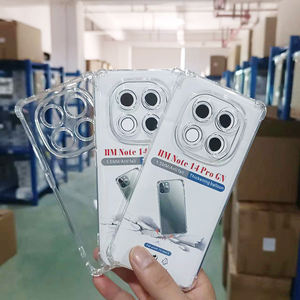 Étui de téléphone transparent en TPU antichoc pour Xiaomi Redmi Note 15 Pro + 14 <span class=keywords><strong>14S</strong></span> 13 12 11 10 9, coque de téléphone mobile transparente - Product Image 4